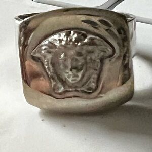 Versace Medusa Silver Ring